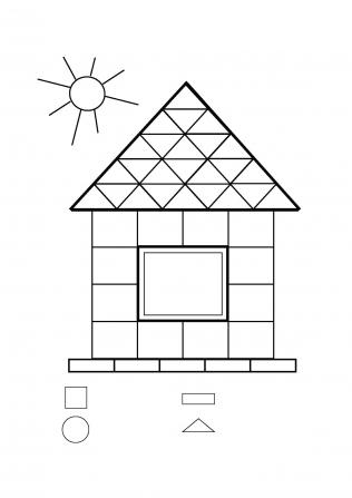 Domy i mieszkania kolorowanki